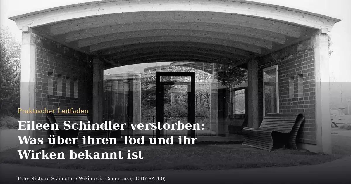 Eileen Schindler verstorben: Was über ihren Tod und ihr Wirken bekannt ist