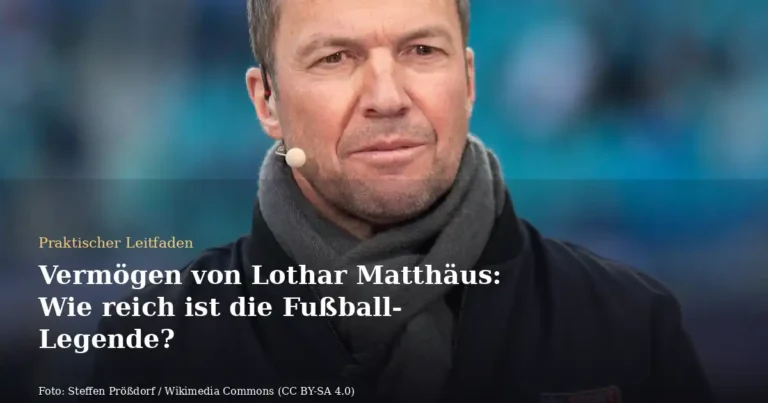 Vermögen von Lothar Matthäus: Wie reich ist die Fußball-Legende?